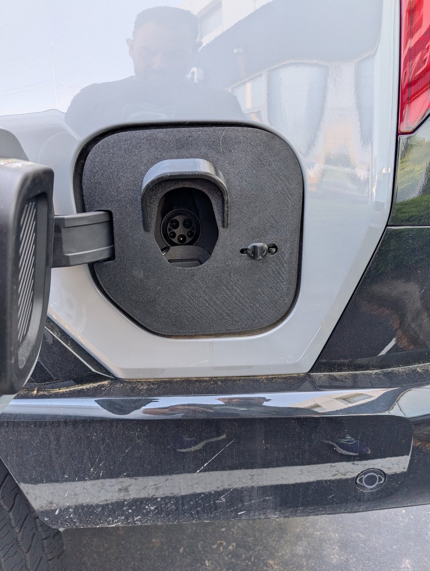 Charging Port Protective Cover for HUMMER EV protection from snow, rain, dust. - YURIK Accessories