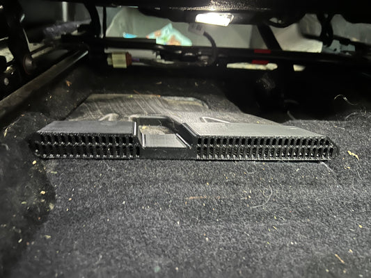 Protective grill for the rear under seat heating vent for VW ID.4