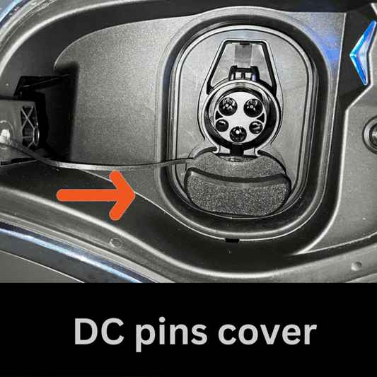 Electric vehicle DC pin cover for Fisker Ocean