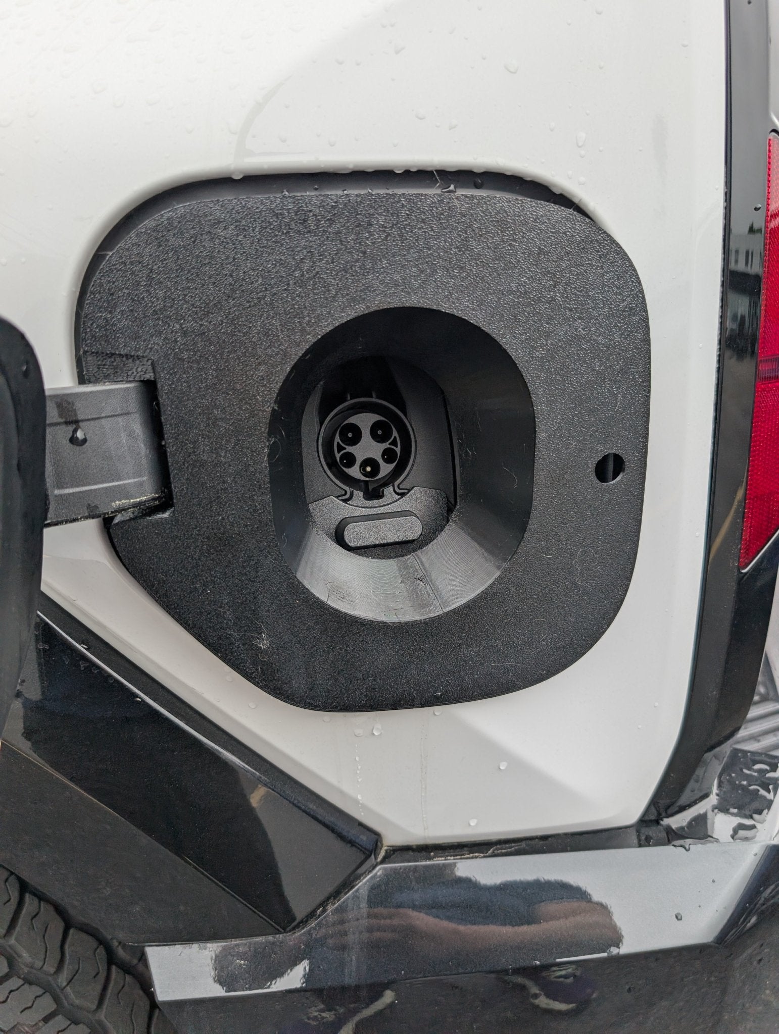 Charging Port Protective Cover for HUMMER EV protection from snow, rain, dust. - YURIK Accessories
