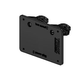 DIGITAL download for No drilling front & rear license plate brackets for VW ID.4 to 3D print at home