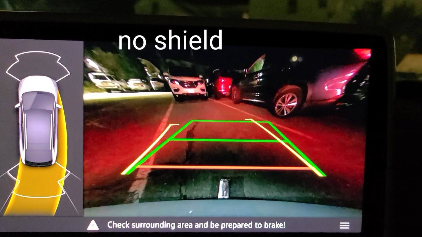 A Better Backup Camera Hood for VW ID.4/ID.5/GTX improves picture quality at night
